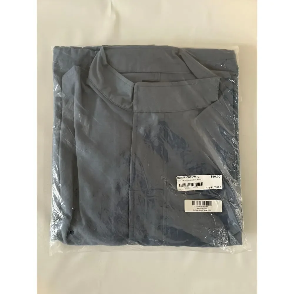 NWT BAIT Ripstop Jacket Mens Size Large Blue Utility Outdoor Gorpcore - Picture 3 of 7